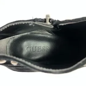 Guess Shoes Guess Darela Black Suede Studded High Heel Bootie